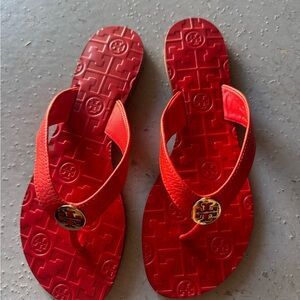 Tory Burch Vibrant Red Sandals